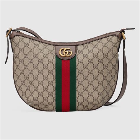 Gucci Borsa a spalla GG Emblem misura piccola